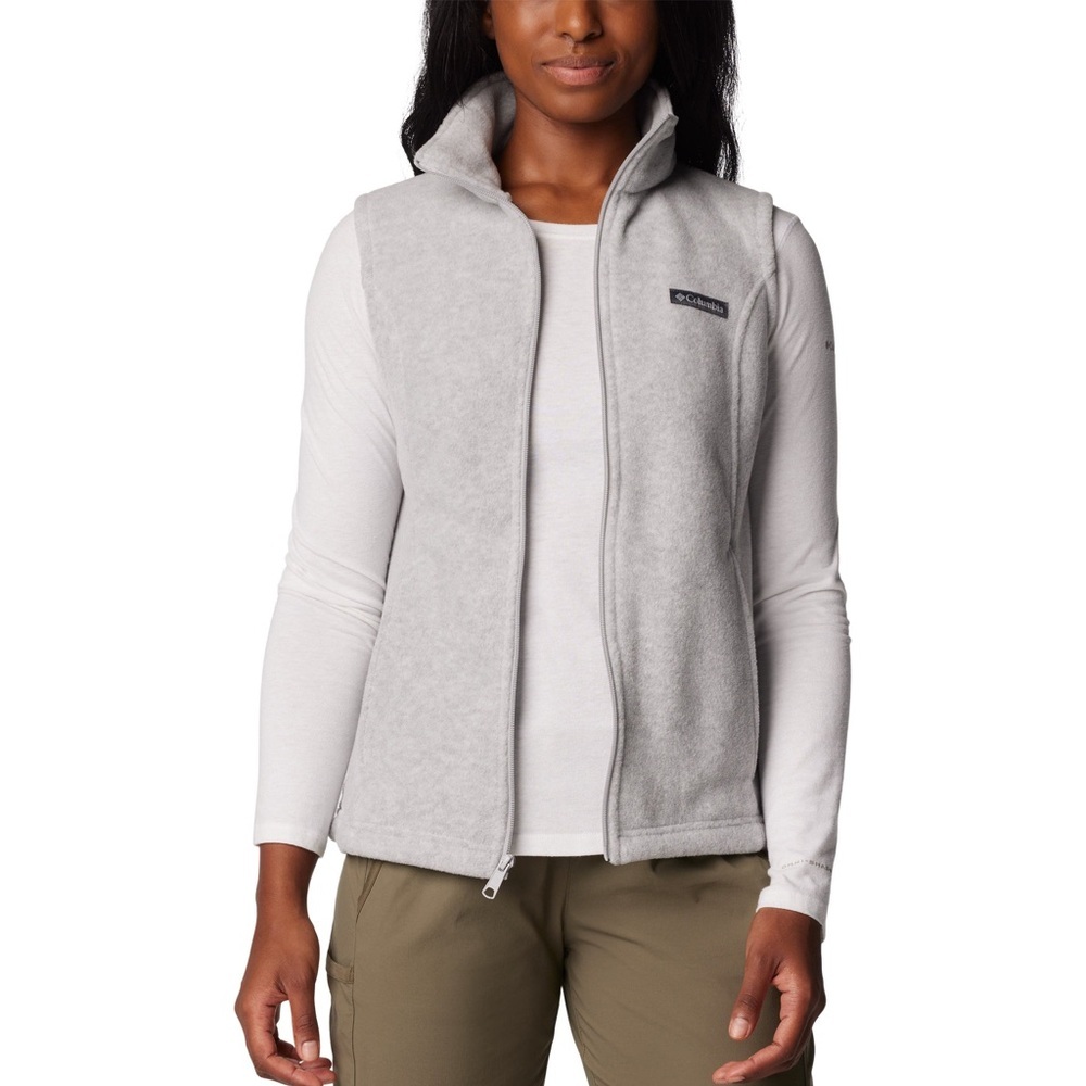 NWT Columbia Women’s Sz Lg Benton Springs Vest in Cirrus Grey Heather